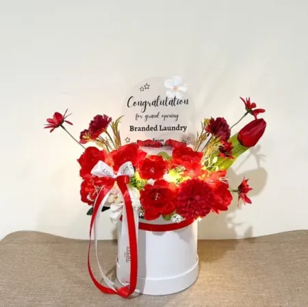 Bloom Box Akrilik Ucapan Grand Opening Tolikara
